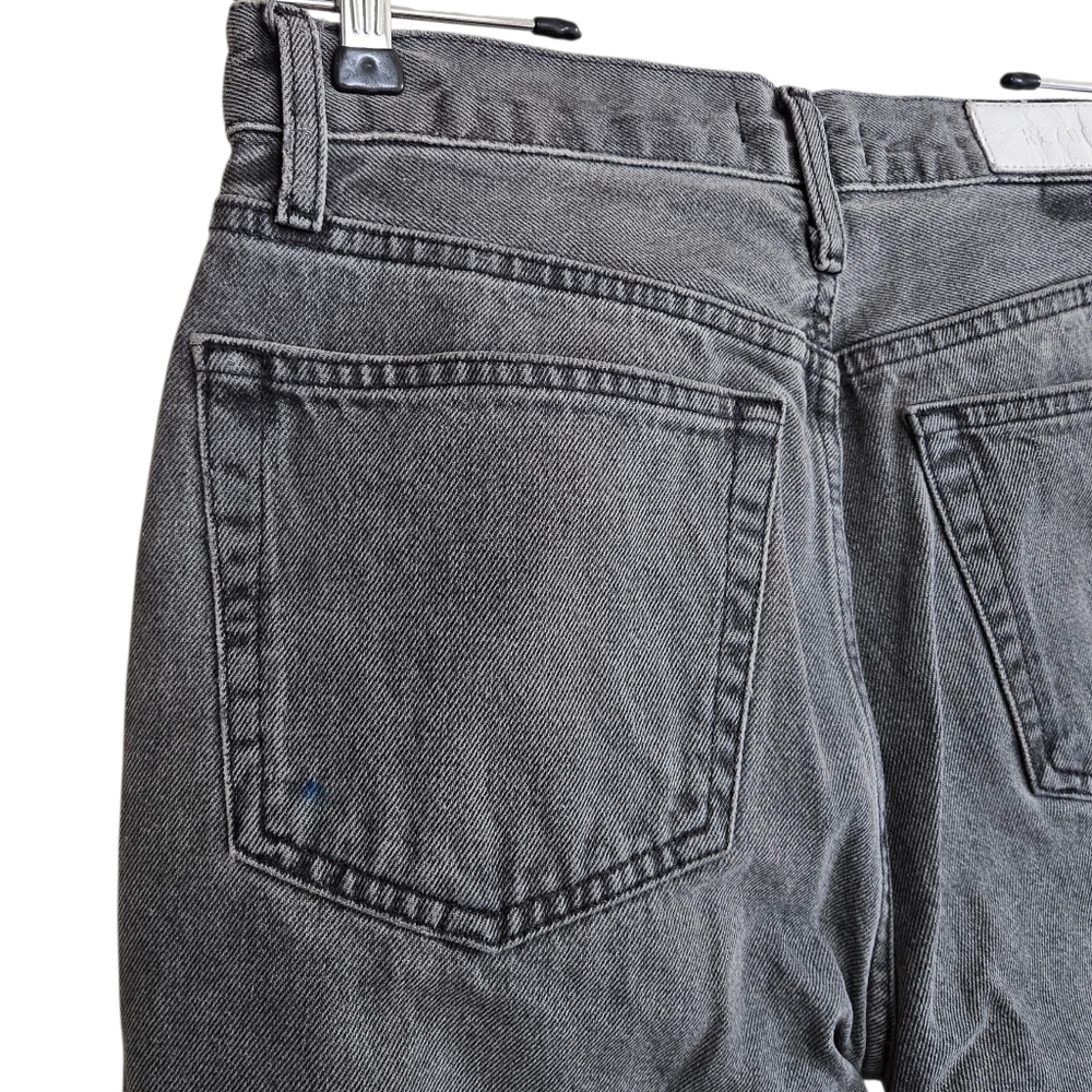 RE/DONE 90s High Rise Loose Jeans in Vintage Ash Grey - Picture 11 of 11
